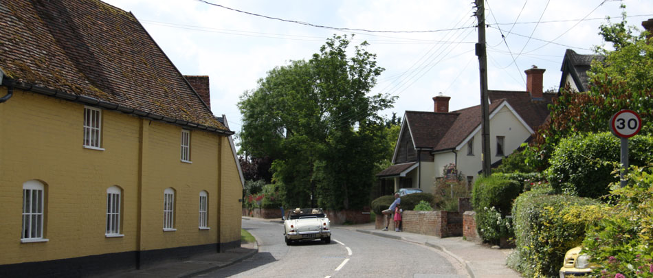 lovely Suffolk village of Monks Eleigh